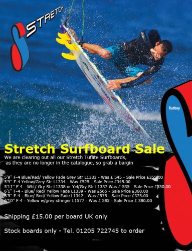 Stretch Surfboard Clearance