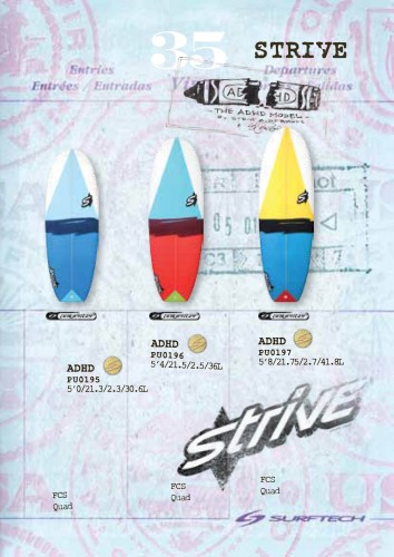 Surftech 2013 Surf Catalog - strive adhd