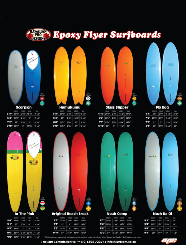 Takayama SURF Line Sheet 2014